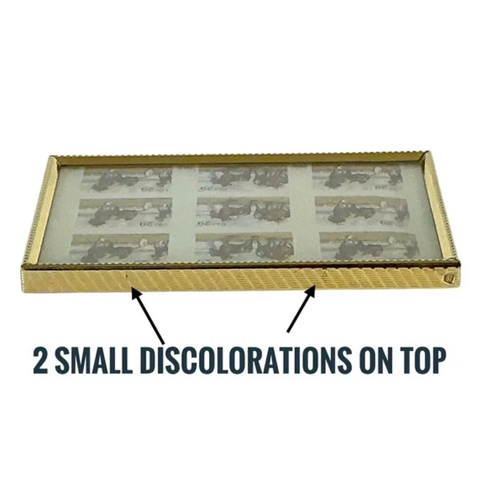 1993 Sporting Horses Harness Racing 29c Stamp Sheet of 9 in Gold Frame Stamp Art
